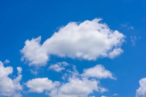 Blue sky with clouds Stock Photos