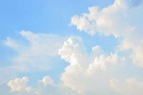 Blue sky with clouds Stock Photos