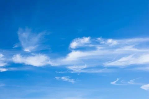 Blue sky with clouds Stock-Fotos