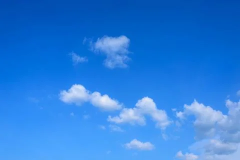Blue sky with clouds Stock Photos