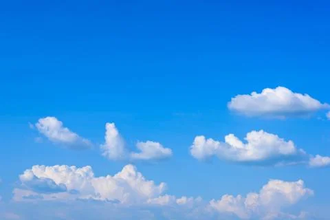 Blue sky with clouds Stock-Fotos