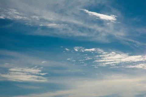 Blue sky with clouds Stock Photos