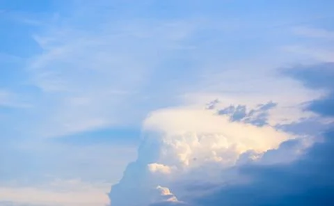 Blue sky with clouds Stock-Fotos