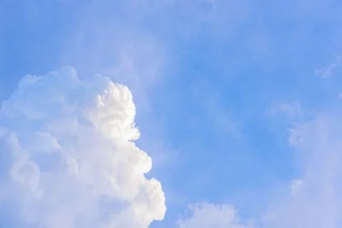 Blue sky with clouds Stock-Fotos