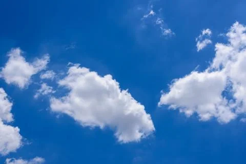 Blue sky with clouds Stock Photos