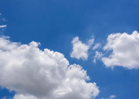 Blue sky with clouds Stock-Fotos