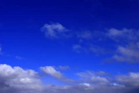 Blue sky with clouds Foto stock