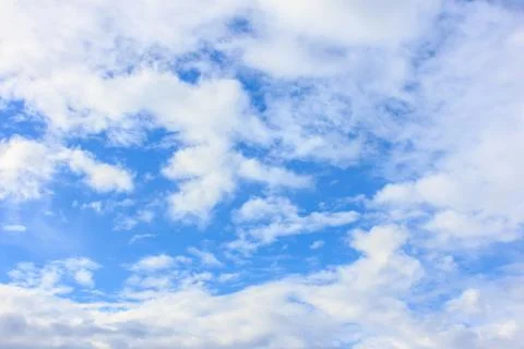 Blue sky clouds Stock Photos