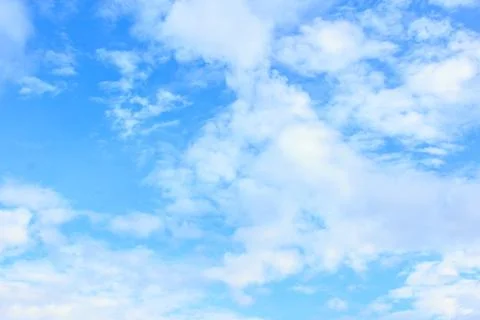 Blue sky clouds Foto stock