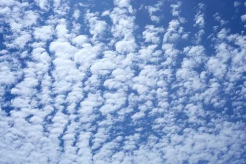 Blue sky with clouds Foto stock