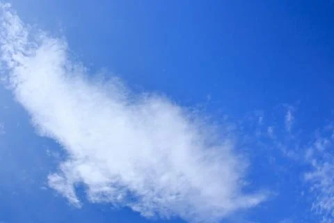Blue Sky with Clouds. Stock Photos