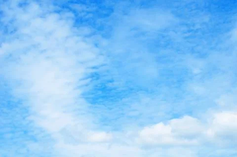 The blue sky with clouds Stock Photos