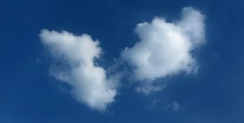 Blue sky with clouds Stock Photos