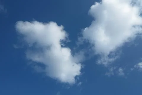 Blue sky with clouds Stock Photos