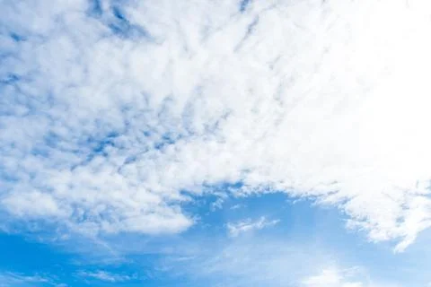 Blue sky with clouds Stock-Fotos