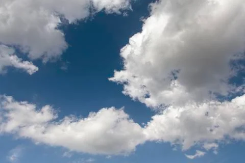 Blue sky with clouds Stock-Fotos