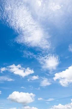 Blue sky with clouds Stock Photos