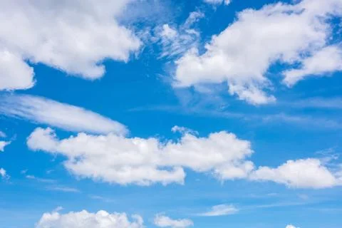 Blue sky with clouds Stock-Fotos