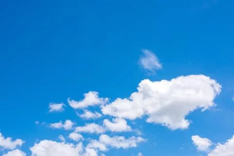 Blue sky with clouds Stock-Fotos