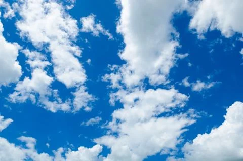 Blue sky with clouds 스톡 사진