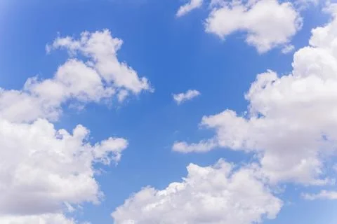 Blue sky with clouds Foto stock
