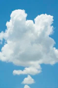 Blue sky with clouds Stock Photos