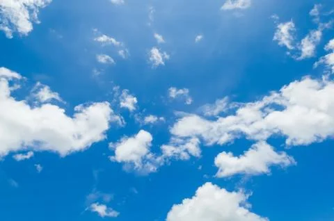 Blue sky with clouds 스톡 사진