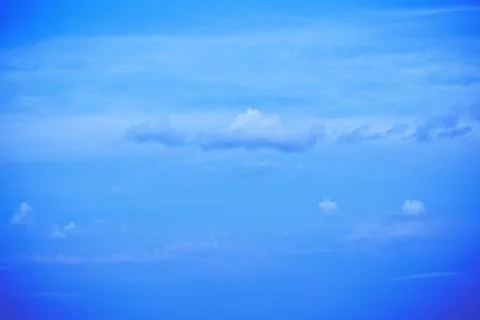 The blue sky with clouds Stock Photos