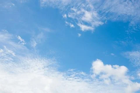 Blue sky with clouds Stock-Fotos