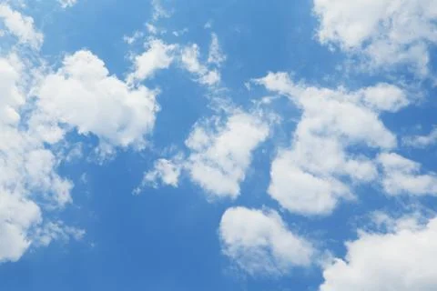 Blue sky with clouds Stock Photos