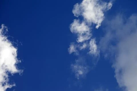 Blue sky with clouds Stock Photos