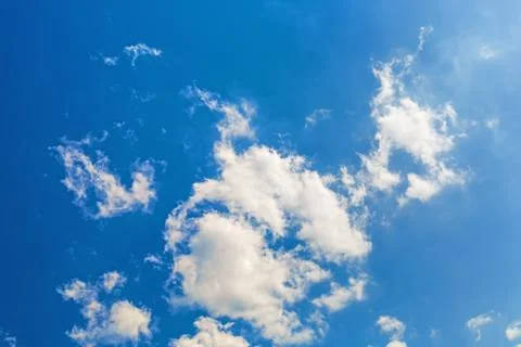 Blue sky with clouds Stock Photos