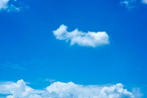 Blue sky with clouds Stock Photos