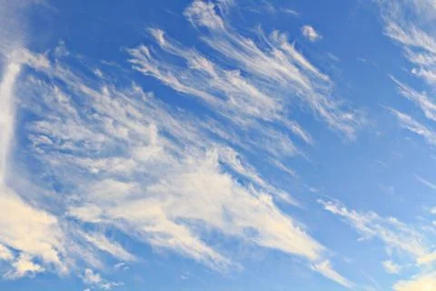 Blue sky with clouds Stock Photos