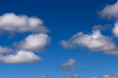 Blue sky with clouds Stock Photos