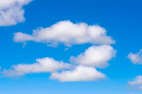 Blue sky with clouds Foto stock