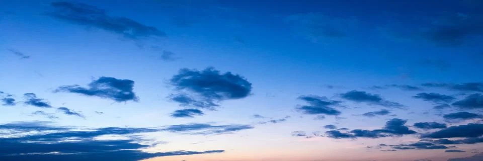 Blue Sky. Clouds Foto stock