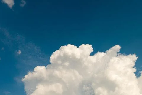 Blue sky with clouds. Stock Photos