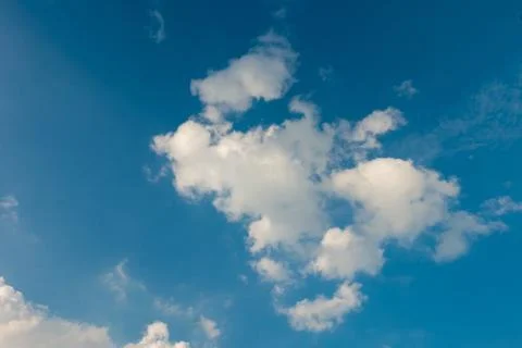 Blue sky with clouds. Foto stock