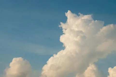 Blue sky with clouds. Stock Photos
