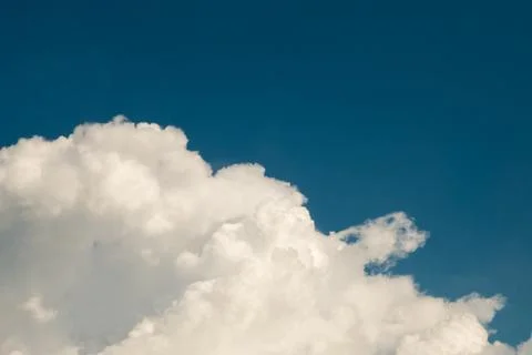 Blue sky with clouds. Stock Photos