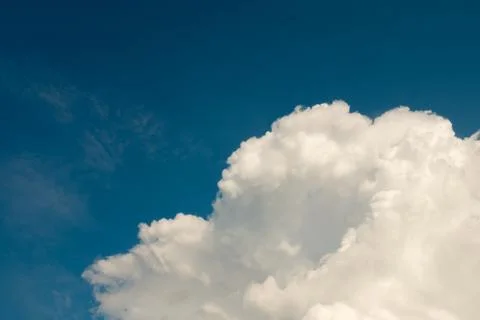 Blue sky with clouds. Stock Photos