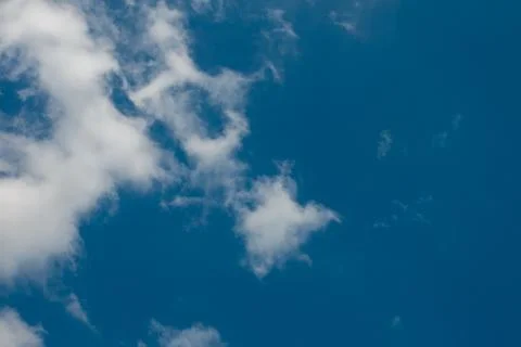 Blue sky with clouds. Stock Photos