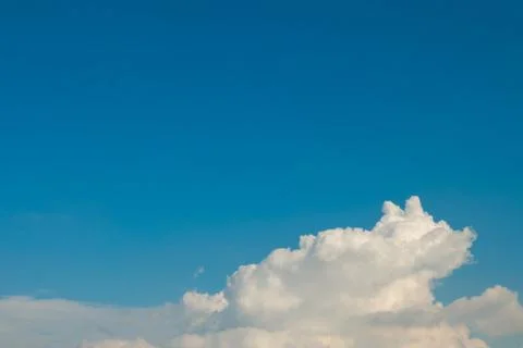 Blue sky with clouds. Stock Photos
