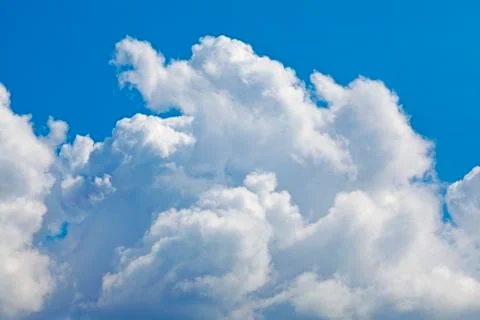 Blue sky with clouds Foto stock