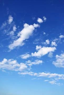Blue sky with clouds Stock Photos