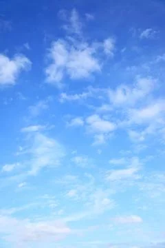 Blue sky with clouds Stock Photos