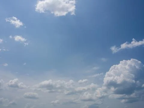 Blue sky with clouds Stock Photos
