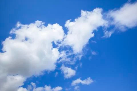 Blue sky with clouds Stock Photos