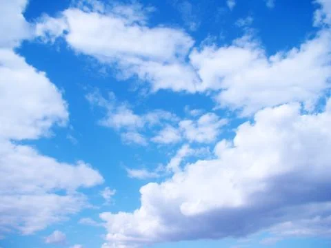 Blue sky with clouds Stock Photos